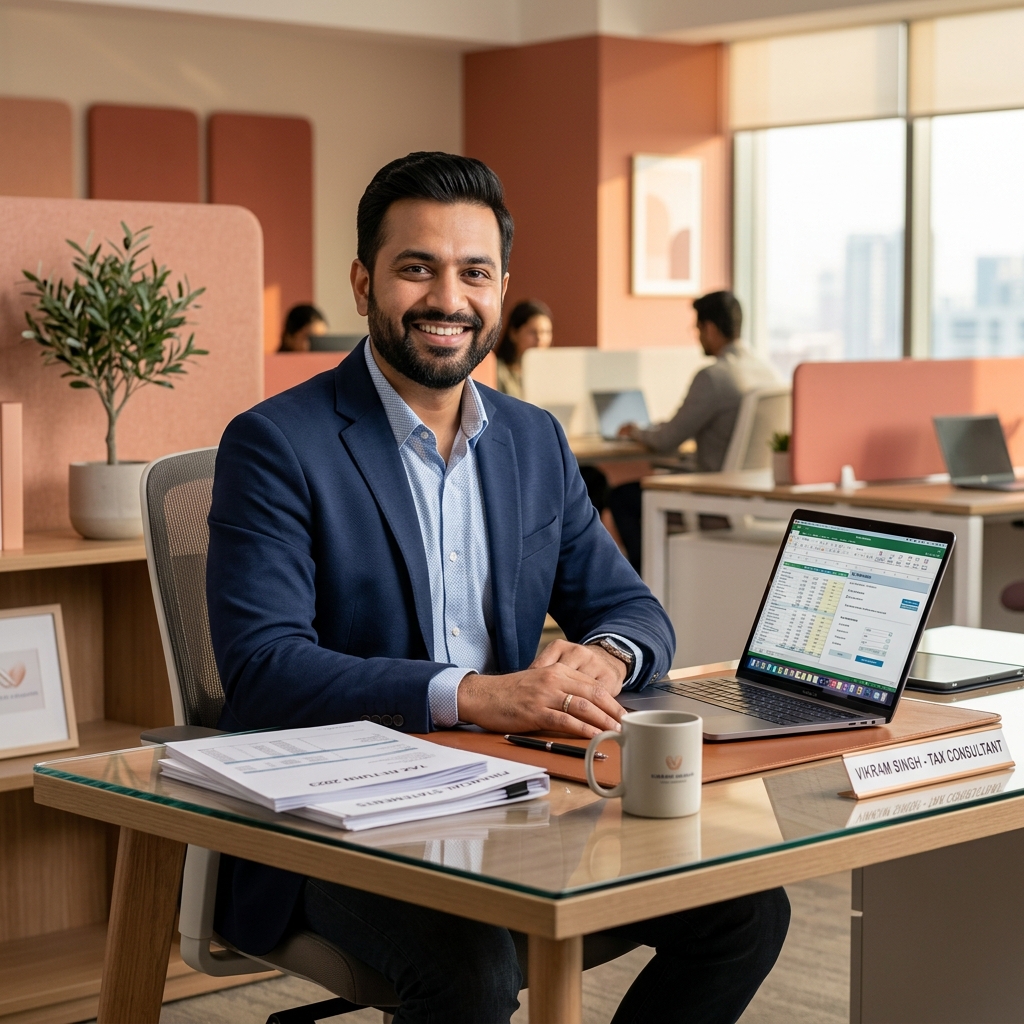 Professional Indian Tax Consultant Advisor Consulting Client